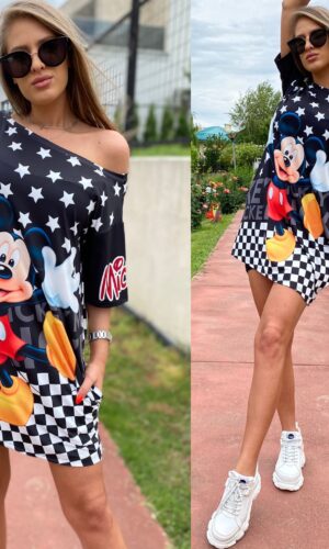 Rochie-tricou dreapta Smart Mickey