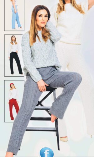 OFERTA 2 Pantaloni tricotati fibre naturale FEW Pants
